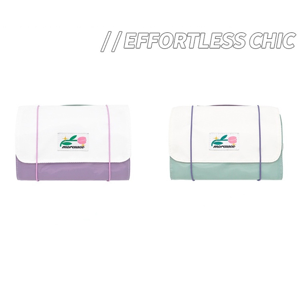 Túi Lưới Đựng Mỹ Phẩm Họa Tiết Hoa Tulip Xinh Xắn Tiện Dụng Khi Đi Du Lịch