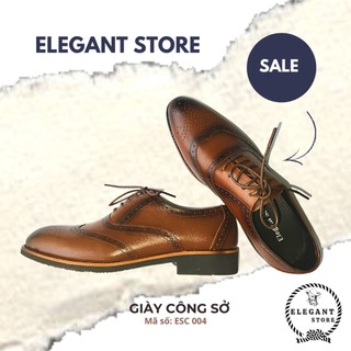 Giày nam da bò cao cấp - giày công sở buộc dây