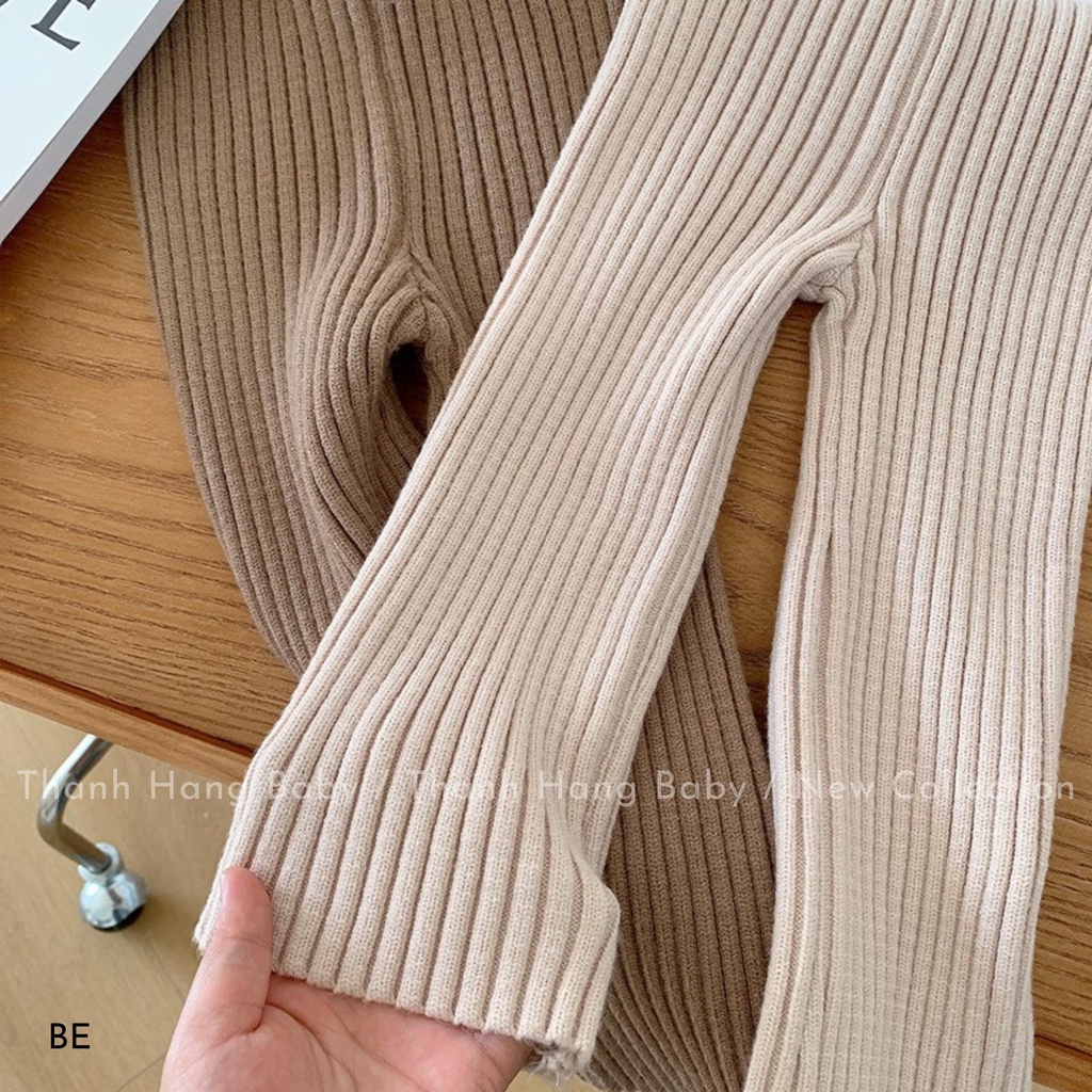 quần len tăm cho bé gái, quần dài legging cho trẻ em thanh hằng baby từ 7kg đến 17kg