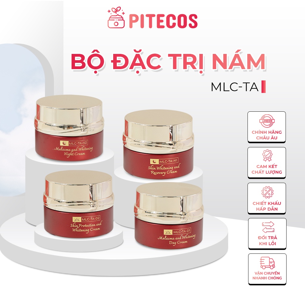 Kem xóa nám thâm tàn nhang dưỡng trắng da thành phần thiên nhiên lành tính chính hãng Châu Âu MLC-TA Milyclean - PiteCos
