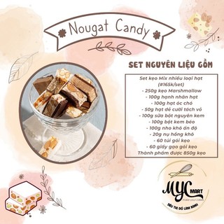 Set kẹo Nougat ( Nhiều loại hạt)