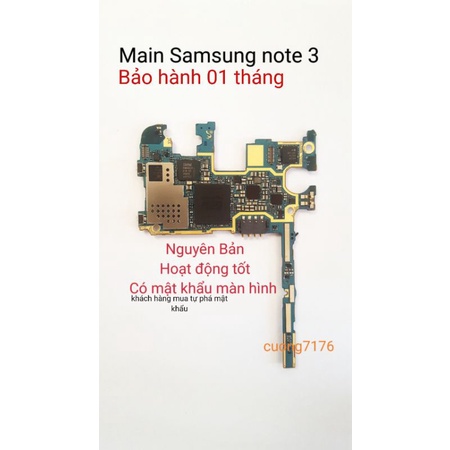 Main Samsung Note 3 Neo N750 Nguyên Bản Dính Mật Khẩu Màn Hình