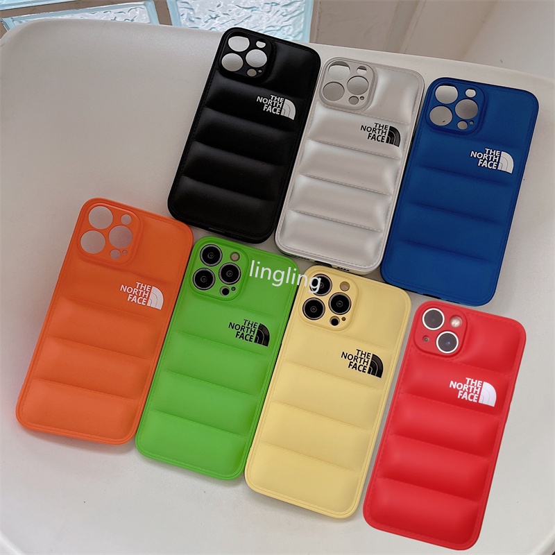 Ốp Điện Thoại Mềm Chống Sốc In Logo North Face Cho iPhone 14 13 12promax 11 11 xs 13 Pro Max