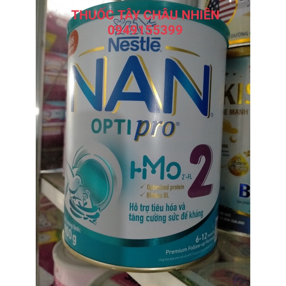Sữa Bột Nestle NAN OPTIPRO 2 HM-O Hộp 900g