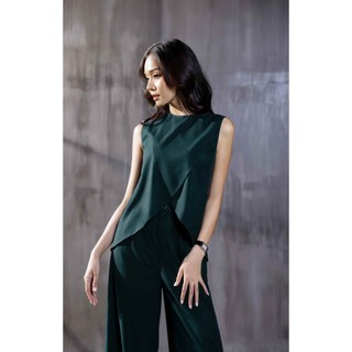 Faric Top - Áo công sở kiểu đắp tà - Hàng thiết kế của Anmier - Phong cách công sở cổ điển, sang trọng