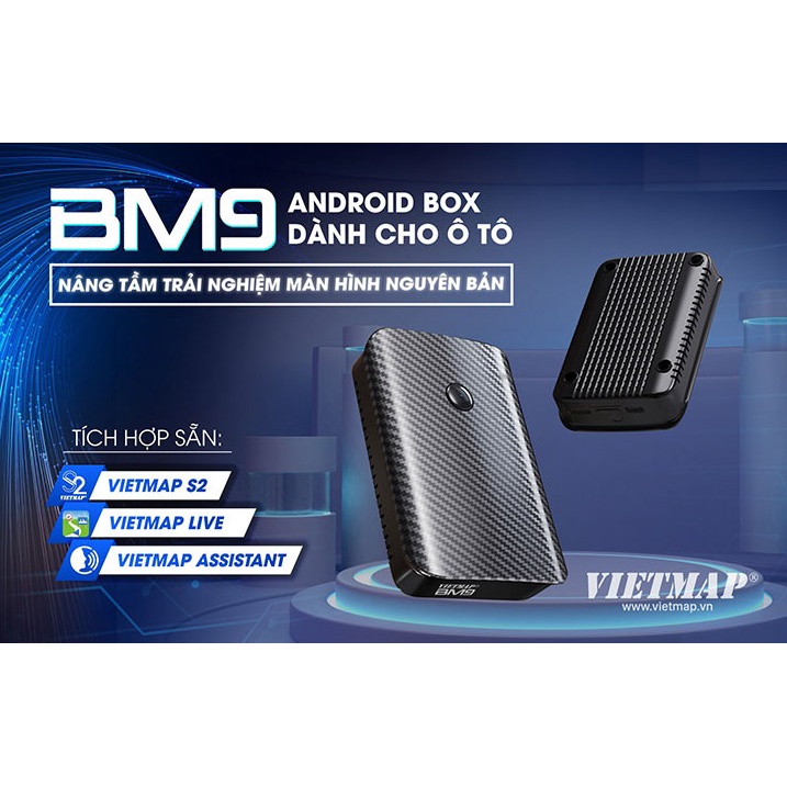 Android box BM9 phát chuyển DVD nguyên bản Carplay thành Android thông minh,VIETMAP