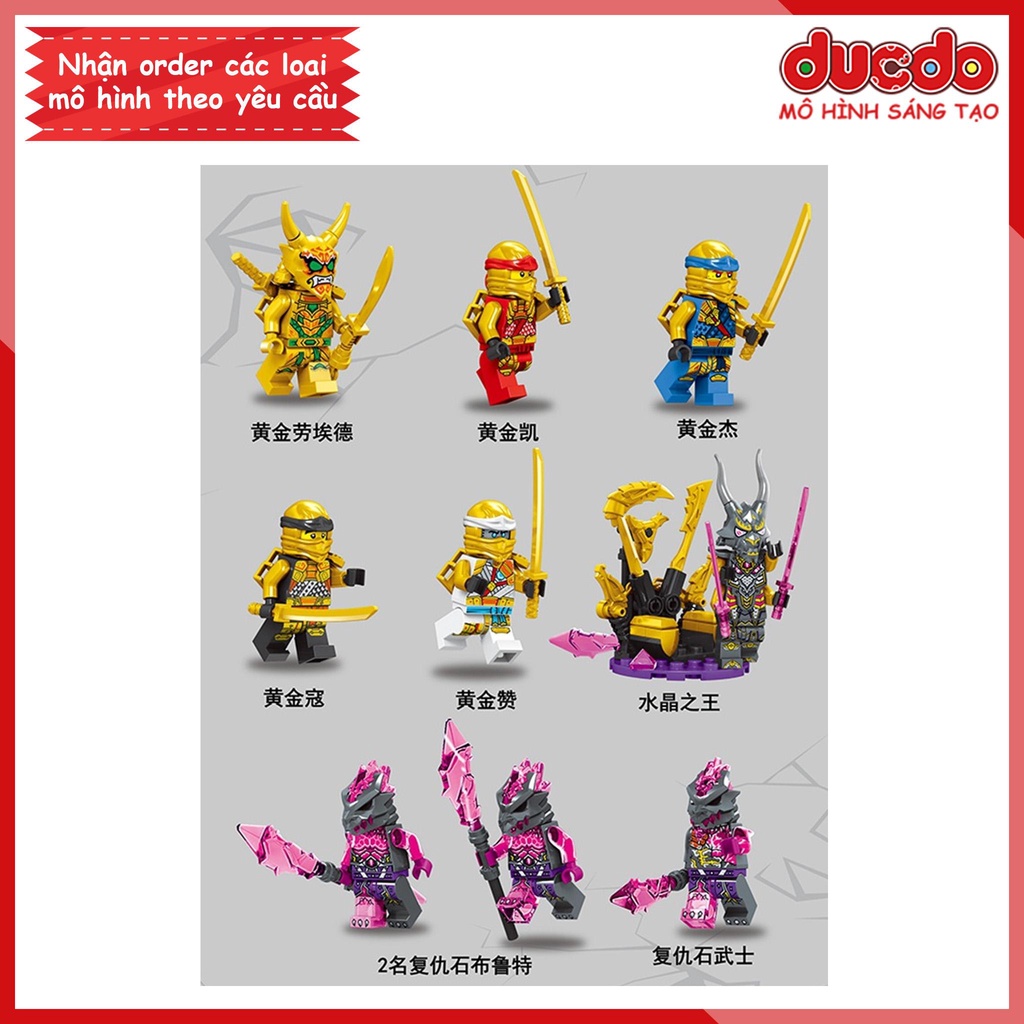 ZIMO 60011 Lắp ghép Ninjago Rồng vàng của Lloyd - Đồ chơi Xếp hình Mô hình Lloyd's Golden Ultra Dragon 71774
