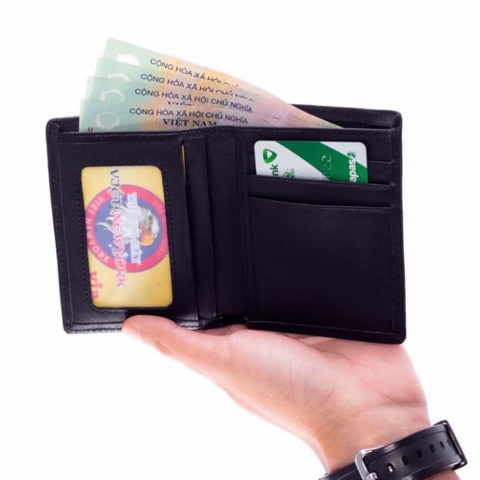 Ví Da Nam Đứng Da Bò Tặng Kèm Hộp Cao Cấp |☑️𝐅𝐑𝐄𝐄𝐒𝐇𝐈𝐏☑️| Bóp Nam Đẹp Đẳng Cấp | Ví đứng Da bò bảo hành 12 tháng
