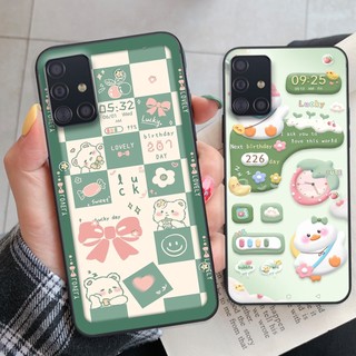 Ốp lưng Samsung A31 / A51 / A71 gấu, thể thao cá tính bo viền cute siêu bền