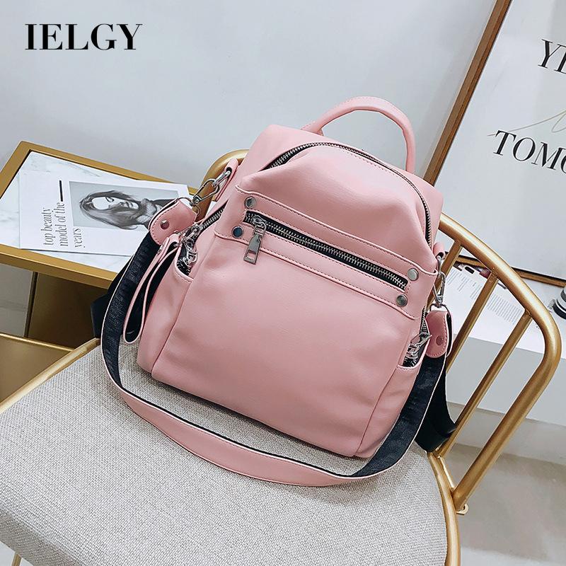 Balo Màu Sắc Đơn Giản Phong Cách retro Cho Nữ