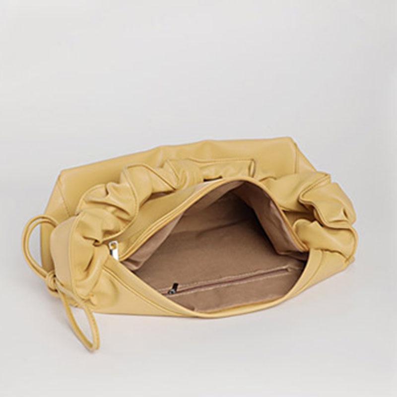 Túi Đeo Vai Bằng Da Mềm Màu Trơn Đơn Giản Thời Trang Phong Cách Hàn Quốc Cho Nữ