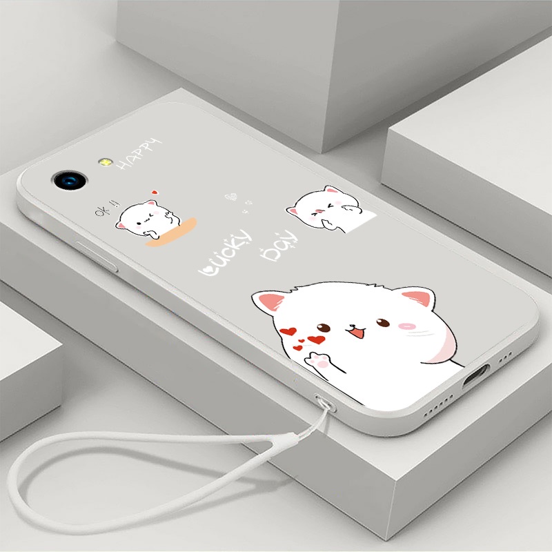 Ốp Điện Thoại Tpu In Hình Mèo Và Chữ Tiếng Anh Cho Oppo A83 Oppo A54 4G Oppo A94 4G Oppo A93 4G Oppo A91 Oppo A73 5G