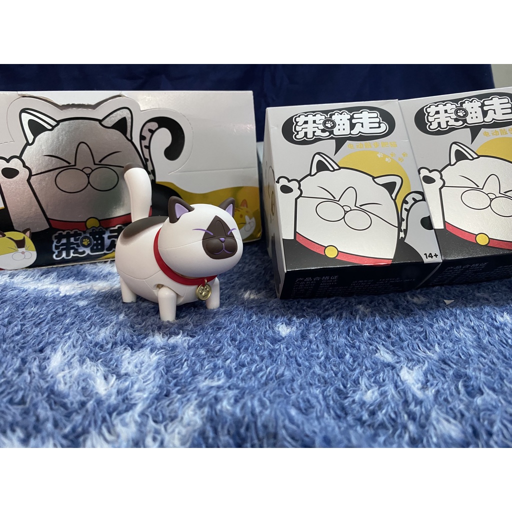 BLIND BOX  Mô hình mèo dễ thương tự động chạy bằng pin độc đáo