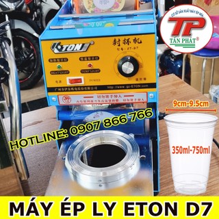 Máy ép ly, dán ly, cốc thủ công Eton D7 ( tặng kèm cuộn Keo )  - ETTP04 Tấn Phát