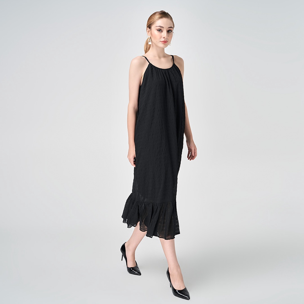 Đầm Maxi 2 dây hở lưng che bụng có túi, chất vải đũi xịn 2 lớp co dãn, đầm, váy cho bà bầu, người béo bụng - Lily Store | BigBuy360 - bigbuy360.vn