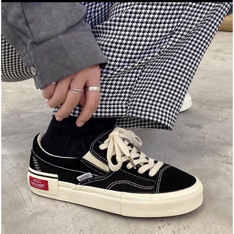 SẴN-Giày sneaker Ulzzang caro, form đẹp-Clip+Ảnh thật