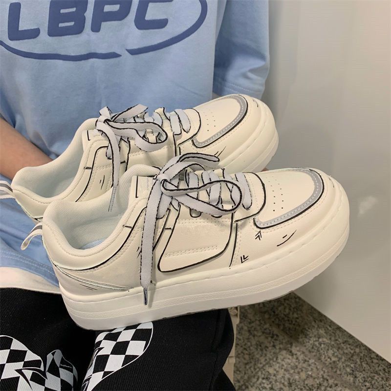 Giày Thể Thao Đế Dày Thoáng Khí Phong Cách Mới Xuân Hè Cho Nữ