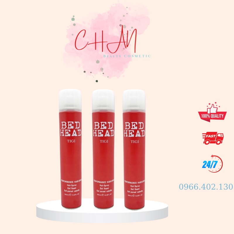Gôm Xịt Tóc , Keo Xịt Tóc TIGI Bed Head Hard Head - 380ml. Tạo Kiểu Và Giữ Nếp Cho Tóc.