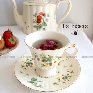 Bộ cốc sứ ly sứ uống trà cà phê gia đình hoàng gia cao cấp cl11