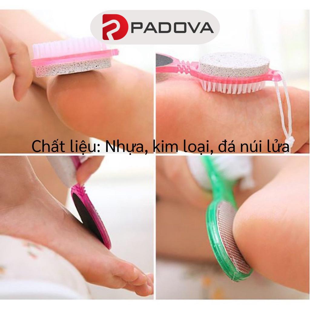 Dụng Cụ Chà Dũa Gót Chân 4 Mặt Tẩy Tế Bào Chết Đa Năng PADOVA 3186