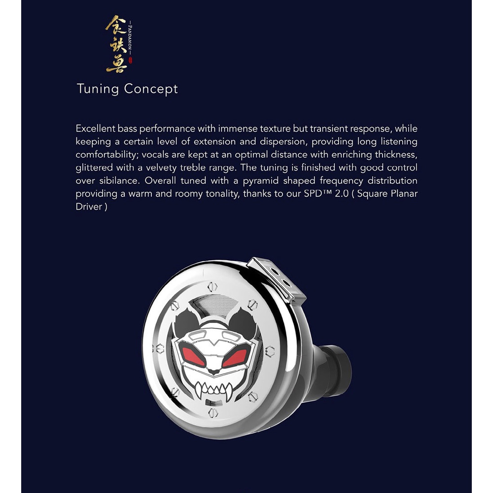 Celest Pandamon Tai Nghe Nhét Tai 10mm Kế Hoạch Vuông 1BA Với Dây Cáp 4 Lõi OFC