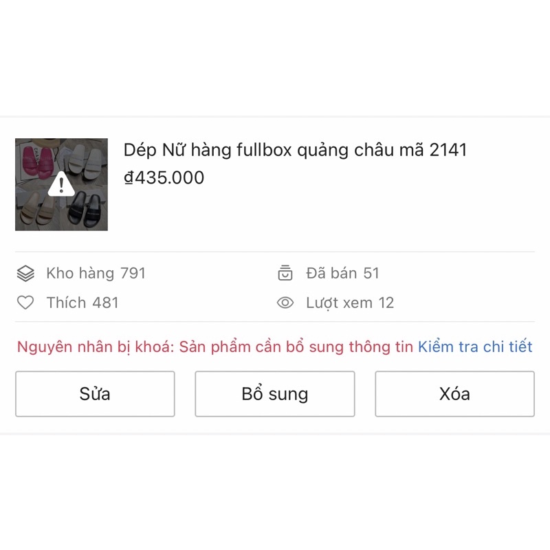 Dép lê balen nữ fullbox bill túi giấy