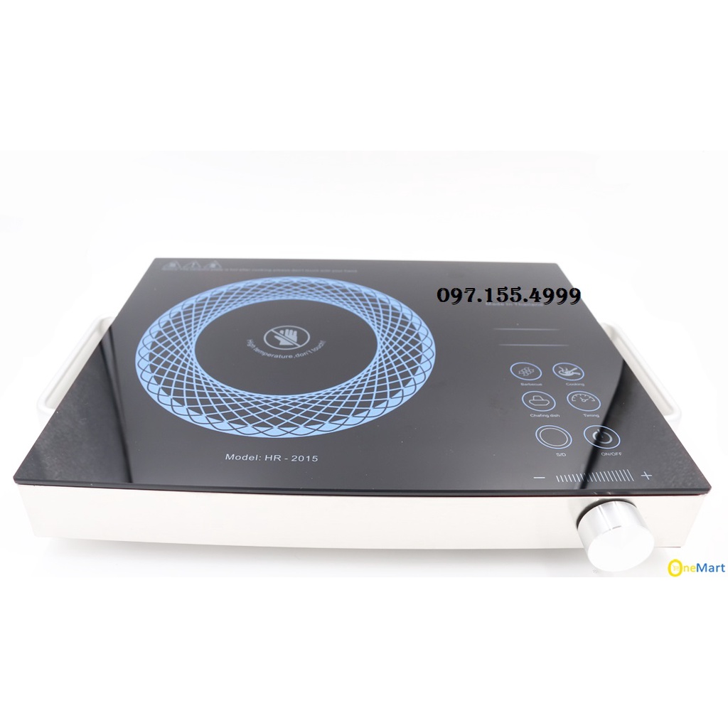Bếp hồng ngoại 2 vòng nhiệt cao cấp HR2015  made in Thái Lan