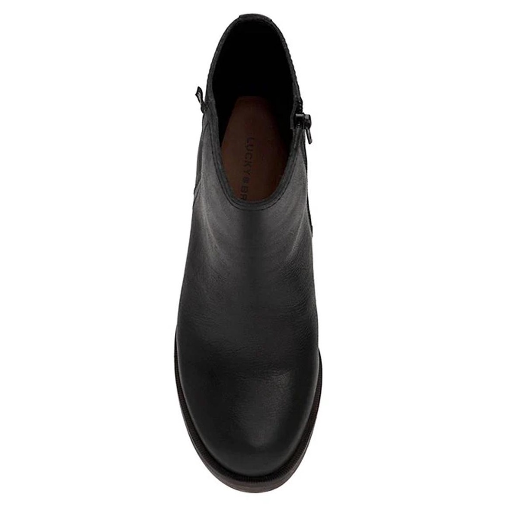 Boot da thật đen Lucky Brand