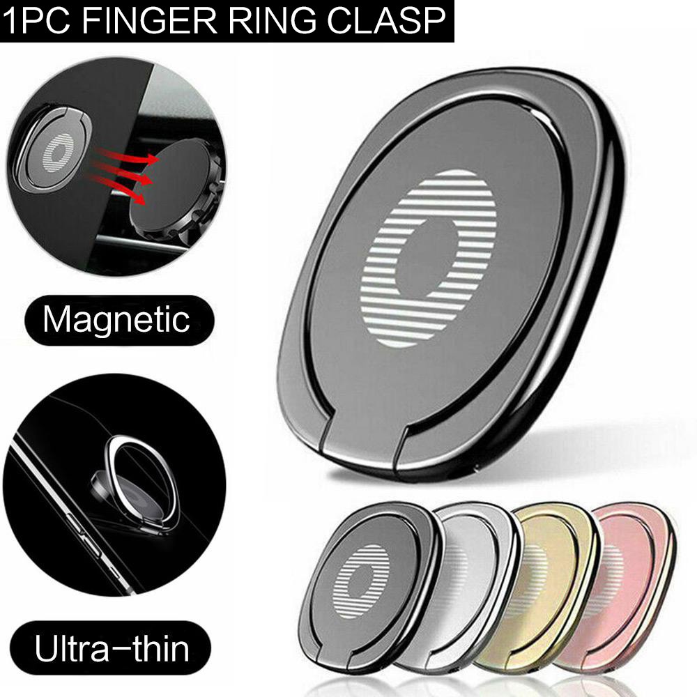 1 Nhẫn Móc Ngón Tay Giữ Điện Thoại Xoay 360 Độ Tiện Lợi Đứng