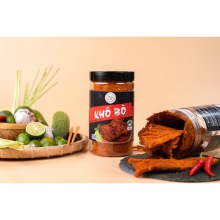 Khô bò miếng cay thảo làn foods 250g