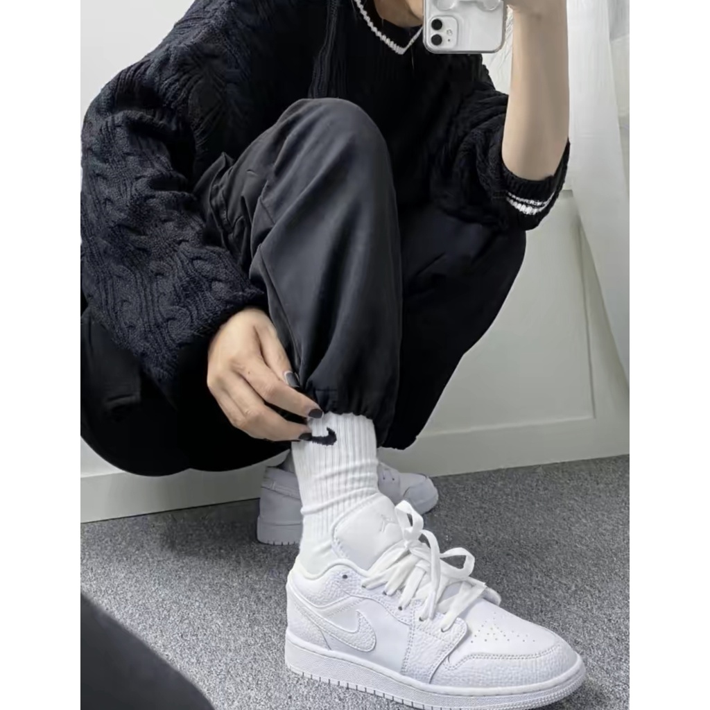 Giày Nike Air Jordan 1 Low Triple White