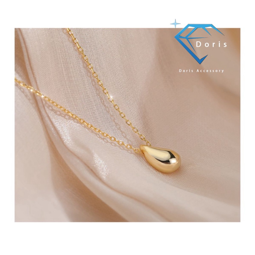 Dây chuyền nữ Doris titan bi rơi Gold X10-109A