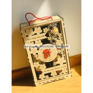 HỘP GỖ ĐỰNG QUÀ TẾT
