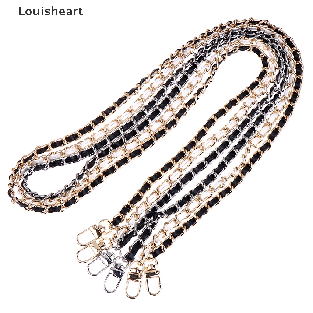 Phụ Kiện Dây Xích Màu Vàng / Bạc / Đen Cho Túi Xách Thương Hiệu Louisheart TFG