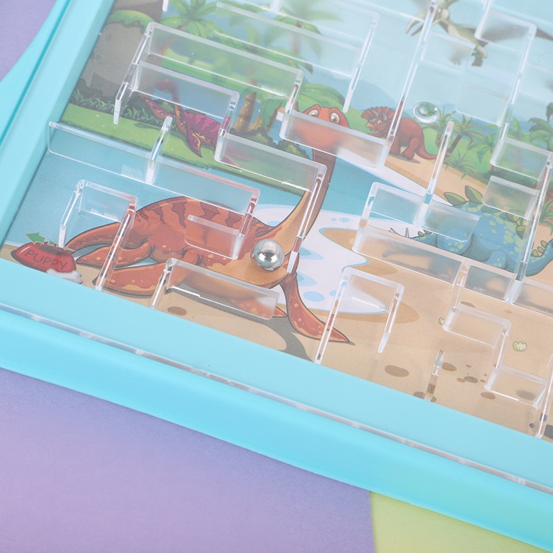 Đồ chơi lăn bi vào lỗ 8 bi loại nhỏ Labyrinth hoặc mê cung Toysem đặt bóng thông minh cho bé - Quà tặng sinh nhật cho bé