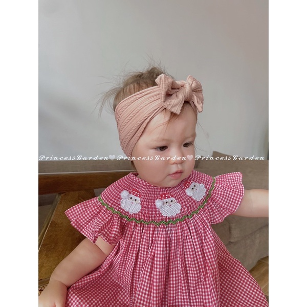 ĐẦM SMOCK NOEL ÔNG GIÀ TUYẾT