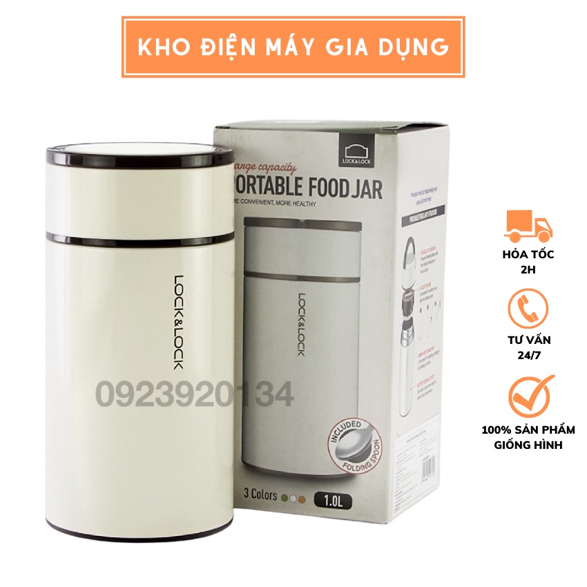 Ca cháo giữ nhiệt 1000ml Lock & Lock LHC8023