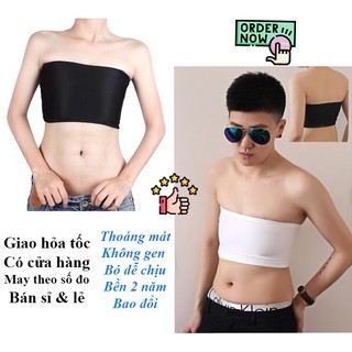 Bản nịt vải Không viền / Có Viền bó vừa vặn thoải mái Tomboy Transguy