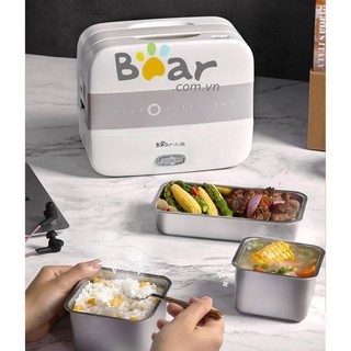 (MẪU MỚI) Hộp cơm điện Bear DFH-B17K2, 3 khay 2 tầng