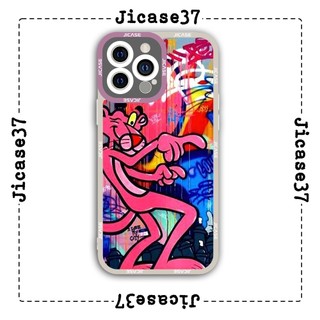 Ốp lưng iphone và samsung xiaomi oppo cạnh vuông Jicase Pink Panther