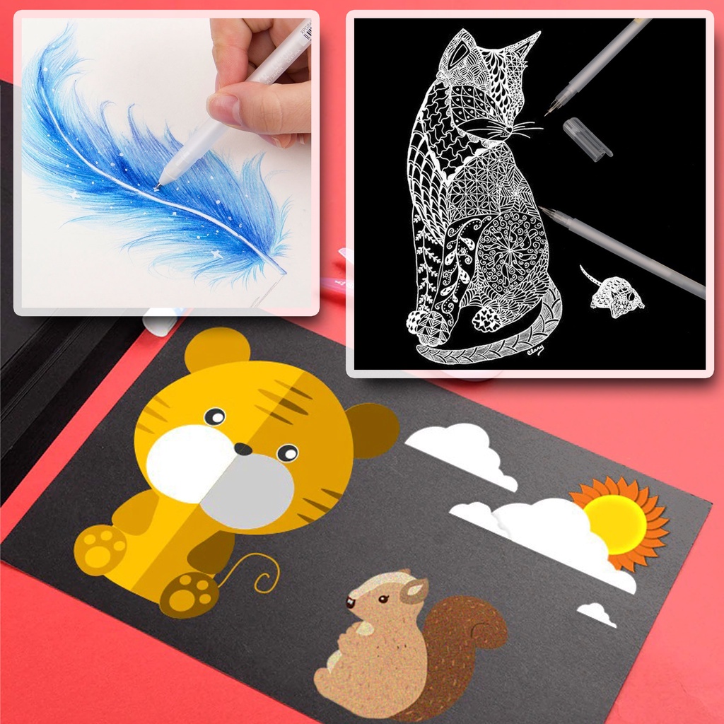 50 Tờ Giấy Kraft MIYUNA - A4 - 250gsm Gấp Origami trang trí làm bìa sổ vẽ màu acrylic in ấn quảng cáo art brochure menu