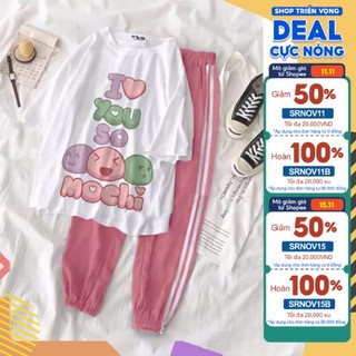 Set quần và áo thun teen nữ siêu dễ thương