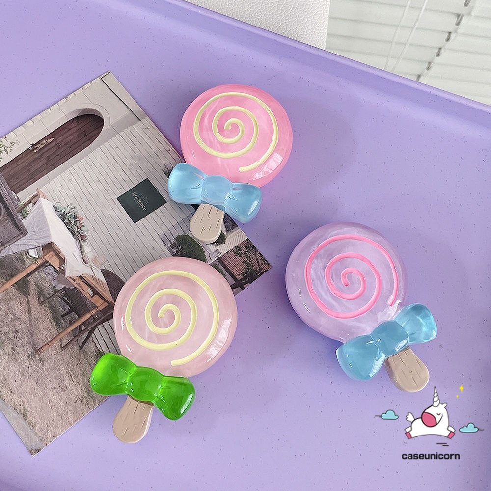 Giá Đỡ Điện Thoại Hình Kẹo Mút Phong Cách Hàn Quốc Dễ Thương