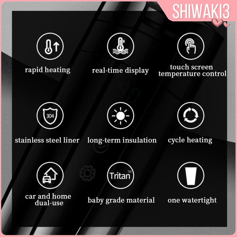 Ấm Đun Nước V 24V Có Màn Hình Hiển Thị Nhiệt Độ Cho Xe Hơi