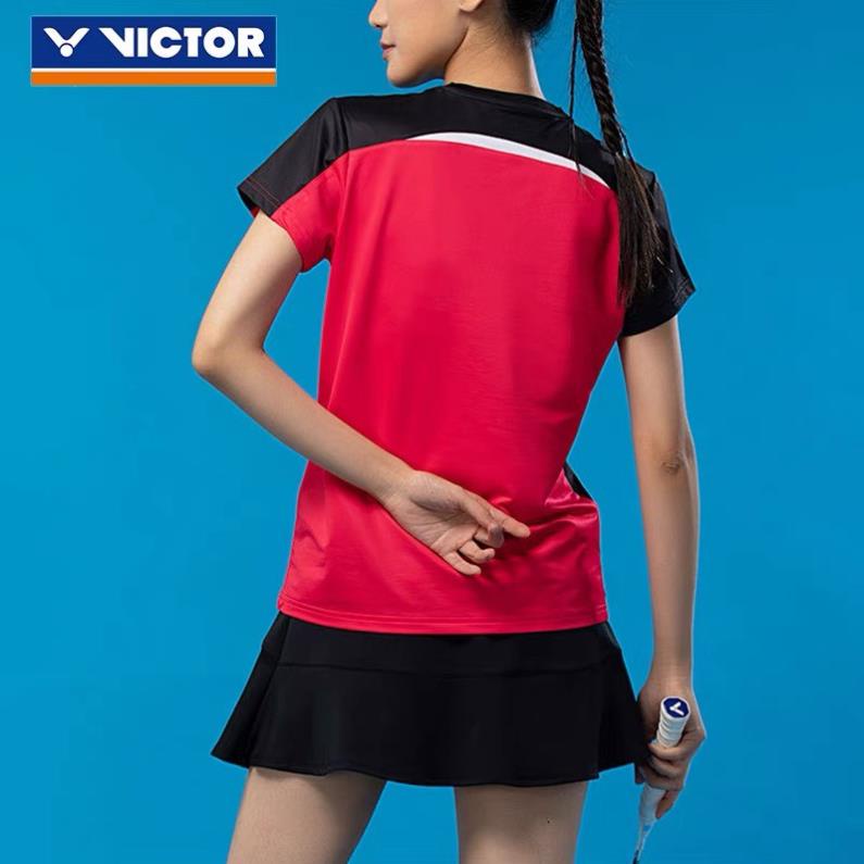 🇬🇷 Quần áo cầu lông Victor mới nhất chất liệu mềm mại thấm hút mồ hôi tốt