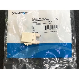 Bộ Ổ cắm mạng Cat6, thoại Cat3, Mặt mạng âm tường commscope