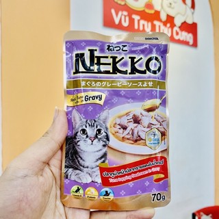 Pate Nekko Thái Lan Cho Mèo Mọi Lứa Tuổi 70g