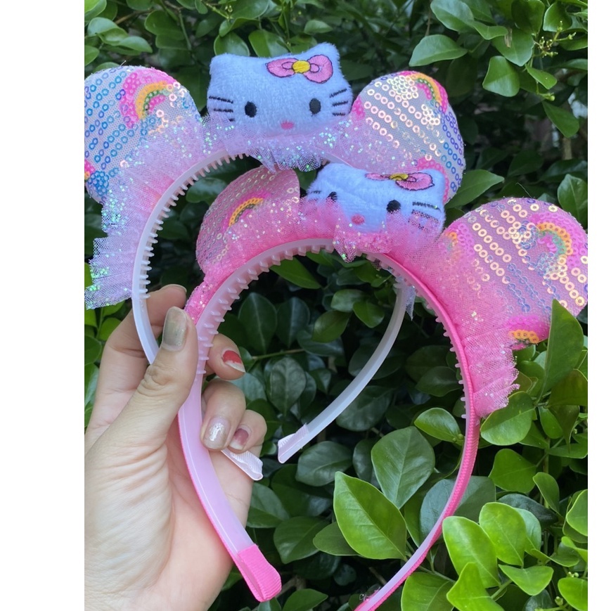 [Giao 2h HCM]Cài Tóc Hello Kitty Cho Bé Gái, Bờm Tóc Kitty