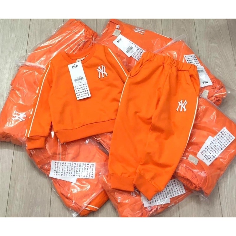 H204- Set 2 Bộ Nỉ M.L.B Dài Tay Cho Bé