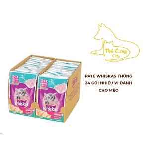 [ pate ] [ GIÁ SIÊU RẺ ] Combo 12 gói Pate whiskas cho mèo